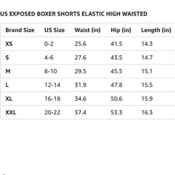 Exlura Blue and White Stripe High Waisted Boxer Shorts Size Small - Picture 10 of 10